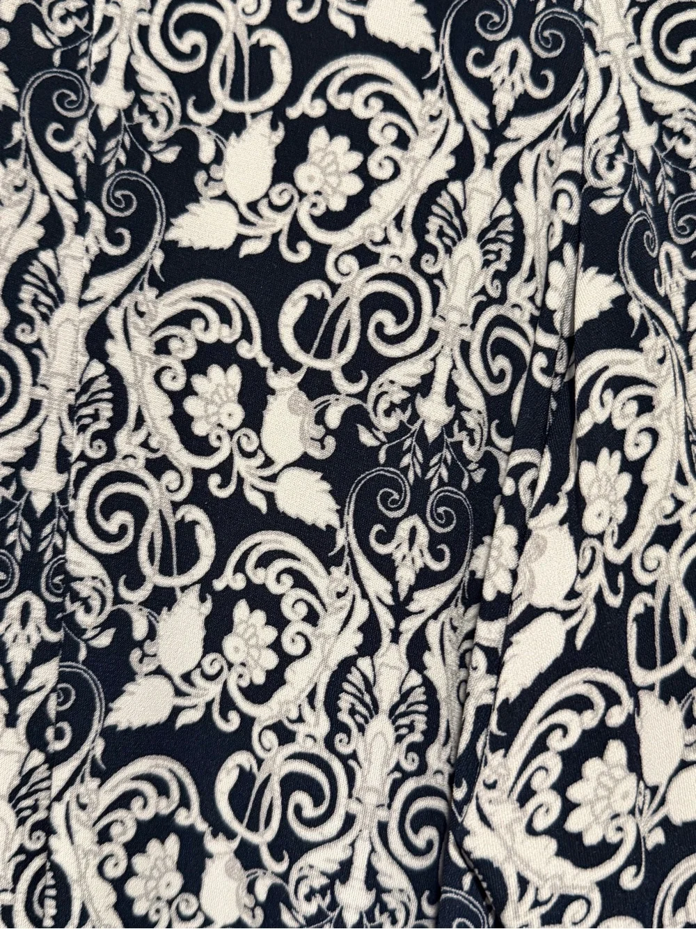 Cato Navy and White Wide Leg Palazzo Pants - Picture 4 of 5